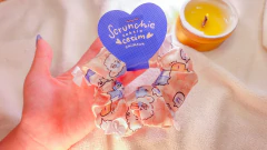 Scrunchie Cetim Chiikawa