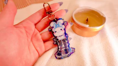 Chaveiro Acrílico Marble Cinnamoroll