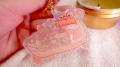 Chaveiro Acrílico Marble Gudetama - comprar online