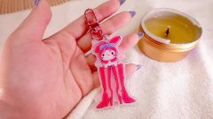 Chaveiro Acrílico Marble My melody