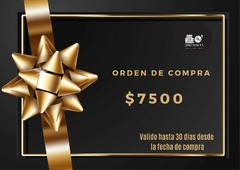 ORDEN DE COMPRA POR $7.500