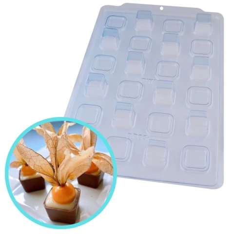 Forma Semi Profissional 3 Partes Mini Caixa Quadrada SP-856 - comprar online