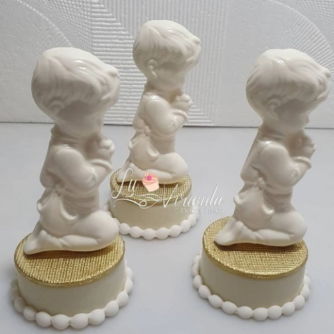 Forma de Acetato Menino Orando Rezando Batizado