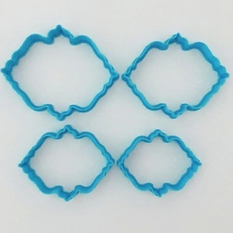 Kit Cortadores Molduras Biscoito Pasta Americana