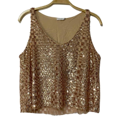 Blusa Cropped Paetês - TAM M - comprar online