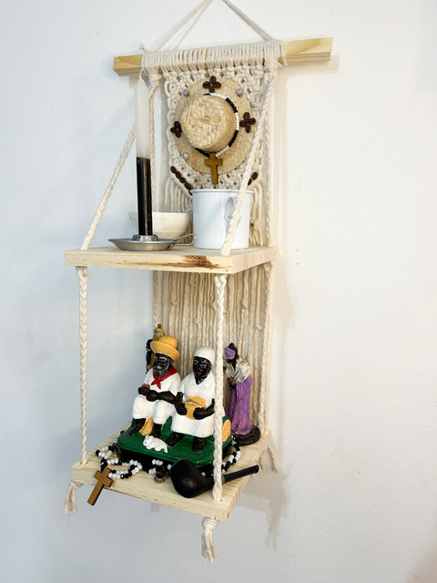 Mini Altar duplo p/ Preto Velho 20x20 - comprar online