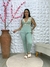 Pijama Longo Feminino com Renda Bicolor no Busto - loja online
