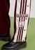 Tracksuit bottoms "Maroon Cream White" (PROVIENE DEL DEPOSITO DE MADRID-DEMORA 25 DÍAS HÁBILES) - PIEL DE CHITA 