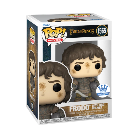 Funko Pop Lord Of The Rings Frodo With Helmet 1565 Detalhe
