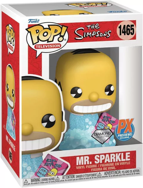 Funko Pop The Simpsons Mr. Sparkle Diamond Glitter 1465
