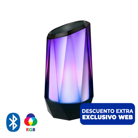 Parlante Crystal Bluetooth Portátil con LED | FullEnergy