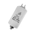 Capacitor de arranque blanco de 8uF y 450V con terminales metálicos para motor compresor de aire