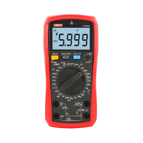 Multímetro Digital UT890D+ | True RMS | UNI-T