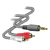 Cable 3.5ST Macho a 2 RCA Macho (SELECCIONAR MEDIDA)