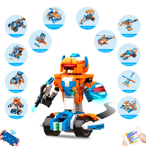 ROBOT X | 12 ROBOTS EN 1, KIT PARA APRENDER A PROGRAMAR | APITOR - comprar online