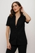 Conjunto Camisa e Top Crepe Elegante com Decote V - comprar online