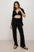 Conjunto Camisa e Top Crepe Elegante com Decote V - loja online