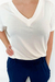 Blusa Básica em Viscolycra Decote V - comprar online