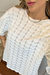 Blusa Lisa Zig Zag Mangas Curtas - comprar online