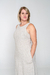 Imagem do Vestido Linho Cru Bruna: Fenda Lateral e Bolsos Frontais
