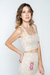 Conjunto Calça e Cropped em Tricot com Forro Interno - loja online
