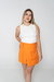 Blusa Regata Malha Canelada Abertura Costas