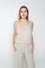 Blusa Regata Bordada: Decote Quadrado & Alças - comprar online