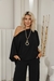 Conjunto Jade Blusa Um Ombro Caído e Calça Reta