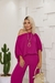 Conjunto Jade Blusa Um Ombro Caído e Calça Reta