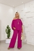 Conjunto Jade Blusa Um Ombro Caído e Calça Reta - loja online