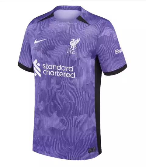Camisa Liverpool 3 - 23/24 - Roxa
