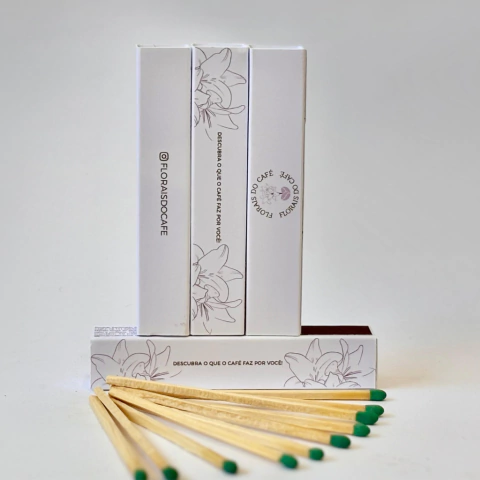Caixa de Fósforo - 10 palitos ecológicos de 9.5cm