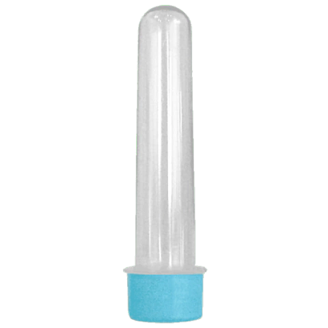 TUBETE GRANDE C/TAMPA PLÁSTICA 10U