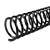 ESPIRAL 9MM PRETO PARA ATÉ 50FLS C/100U