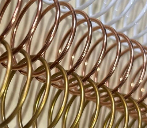 ESPIRAL METÁLICO A4 20MM PASSO 6MM