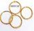 ARGOLA ARTICULADA DOURADO UN - comprar online