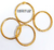ARGOLA ARTICULADA DOURADO PCT C/50 - comprar online