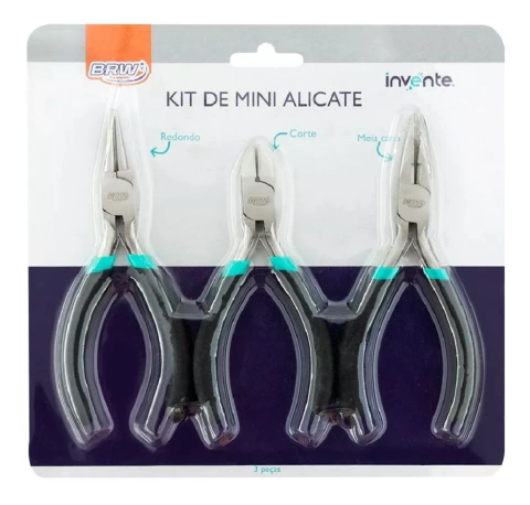 ALICATE KIT 3 PEÇAS APERTA TORCE E CORTA BRW