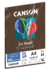 PAPEL CANSON IRIS VIVALDI CHOCOLATE 5FLS A4 185G - comprar online