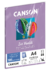 PAPEL CANSON IRIS VIVALDI LILAS 5FLS A4 185G - comprar online