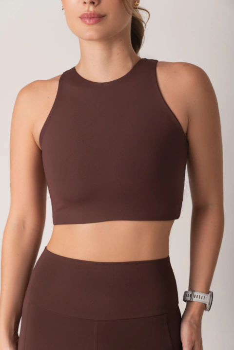 Top Flow Marrom - Athleisure
