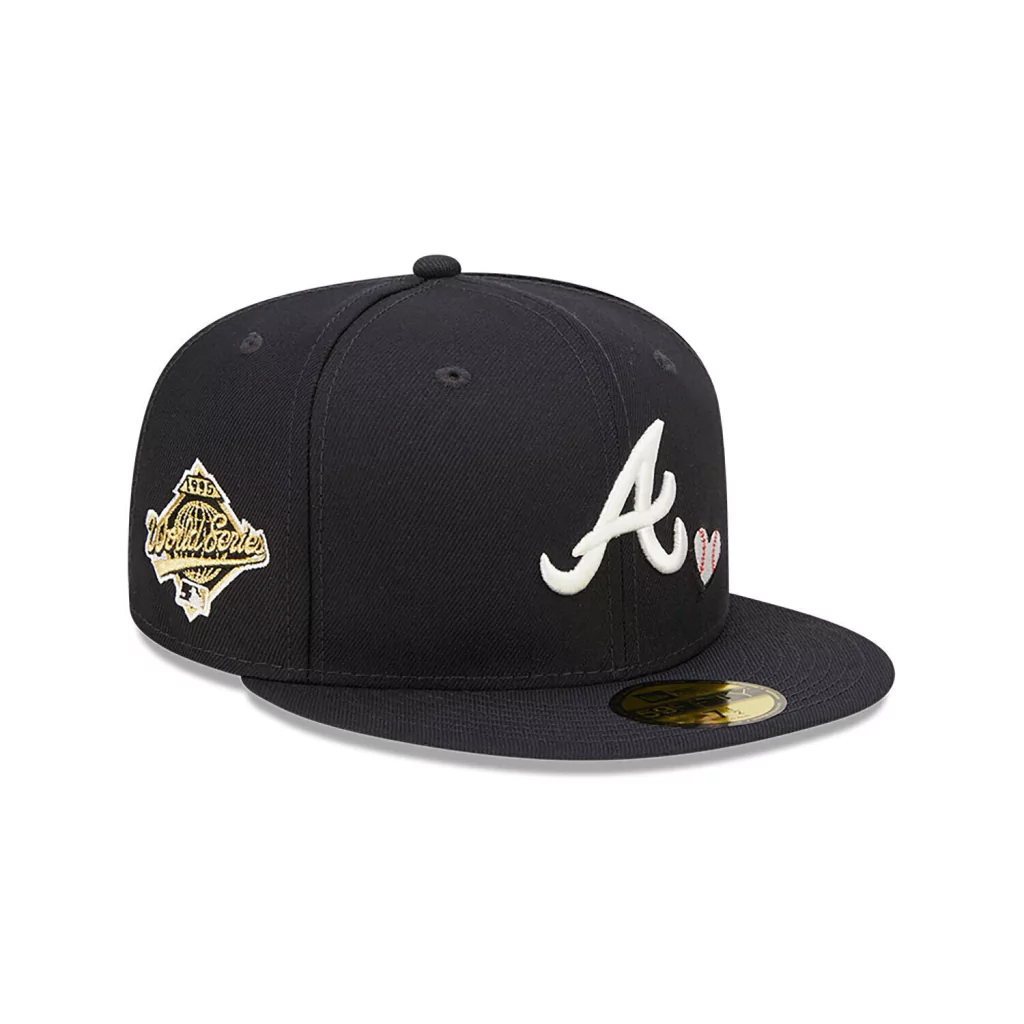 Gorra oficial New Era Atlanta Braves MLB Team Heart 59FIFTY