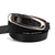 CINTO DUPLA PRATA EM COURO MARINHO/PRETO - comprar online