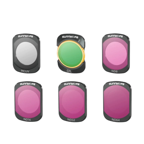 MCUV, CPL, ND (8, 16, 32, 64) Filter Set Sunnylife for DJI Osmo Pocket 3/ 4 Cameras - buy online