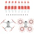 Imagen de Helices de colores Sunnylife para drone DJI Mini 3/ 3 pro y 4 Pro (4 Motores)