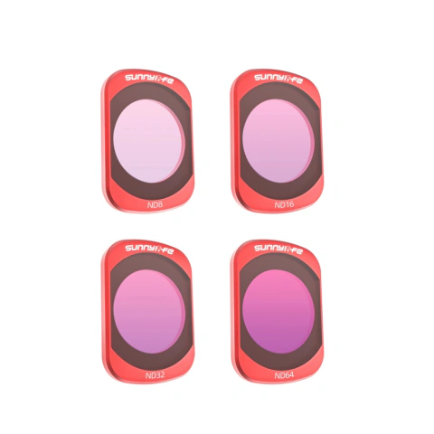 Set de filtros Sunnylife ND (8, 16, 32, 64) para Cámaras DJI Osmo Pocket 4/ 3
