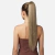 Aplique Rabo Ponytail Fibra Orgânica Lisa 76 cm Loiro Mesclado na internet