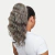 Aplique Rabo Cabelo Humano Brasileiro Grisalho Médio 40cm - comprar online