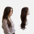 Peruca Wig Implantada Fibra Orgânica Scarlet 60cm Cor 8