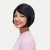 Peruca Wig Cabelo Humano Liso Elisa Castanho - comprar online